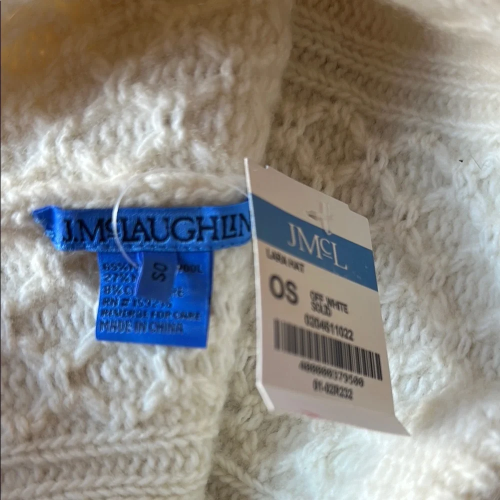 Cozy Cream Knit Beanie - Picture 2 of 2